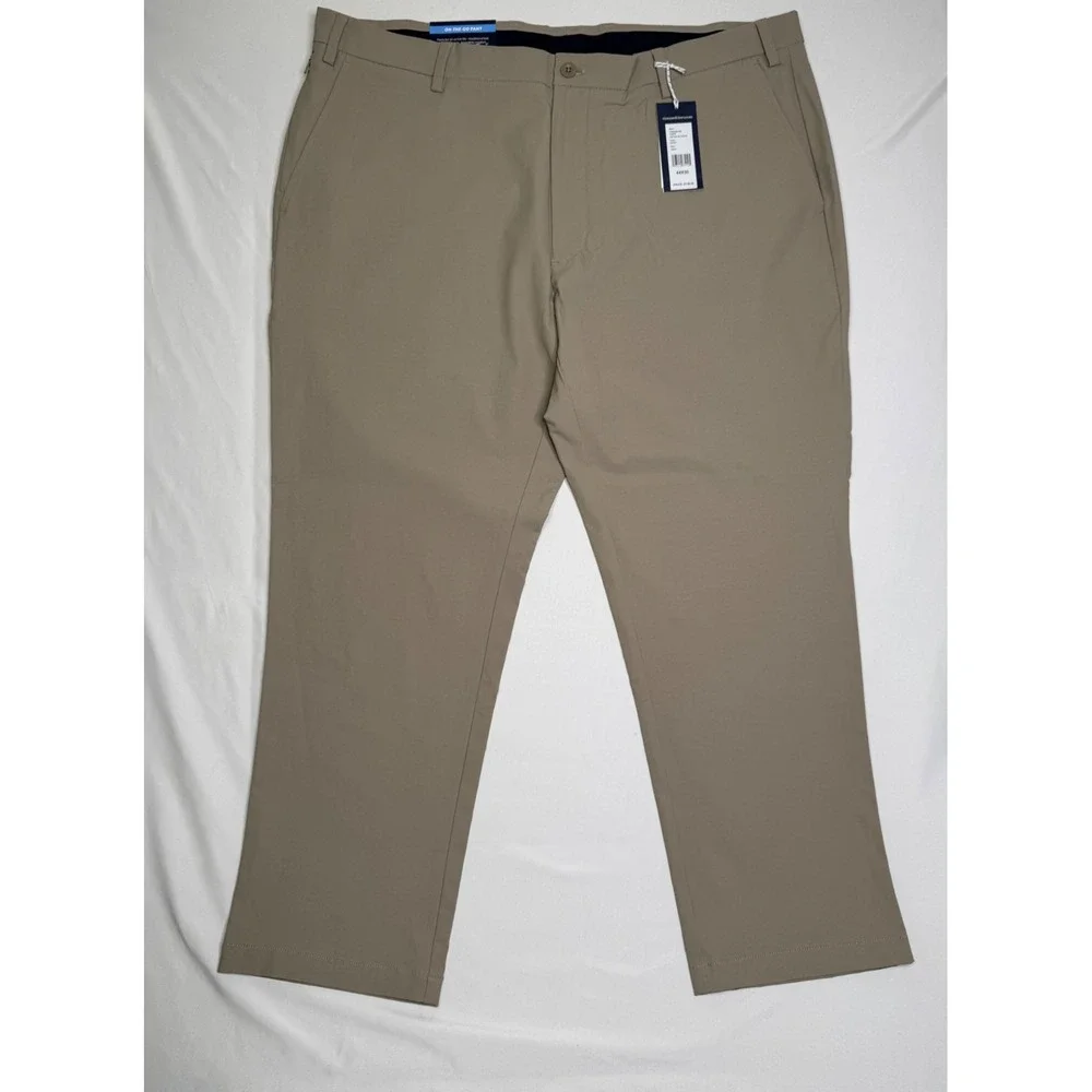 NWT Vineyard Vines On-The-Go Pants Mens 44x30 Khaki Chino Performance Golf